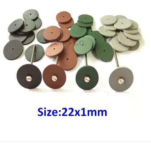 100pcs Lab Rubber Polishing Wheels Burs Teeth Whitening Oral Hygiene Dental Polishers