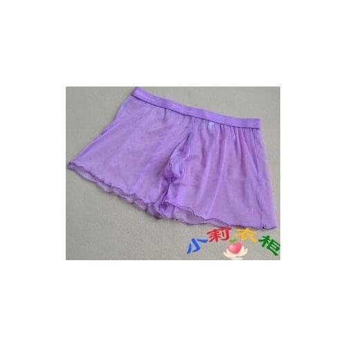 Transparent mens sexy underwear mens boxer short