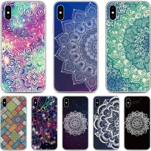 Silicone Mandala Floral Cover For Cubot Note 20 7 X30 C30 P40 P30 P20 X19 R15 R19 Max 2 J3 Pro J7 J5 2019 X18 Plus Phone Case