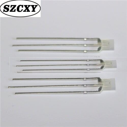 Home furnishings light-emitting diode LED 2x3X4mm Red, blue double color 28 mm feet long