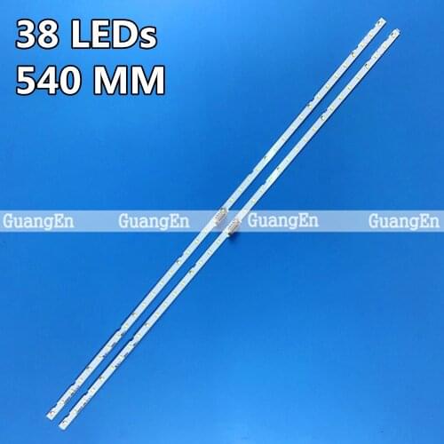 2 PCS LED backlight strip for Samsung UN50RU7100 UE50NU7100 UE50NU7020 50NU7400 BN96-45952A 45962A UN50NU7100 LM41-00564a 46034A