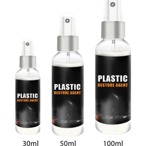 Universal Car Interior Parts Plastic Wax Retreading Agent Renewed Plastic Restorer Maintenance Agent Polish Plastic Renovator