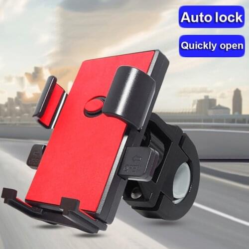 Waterproof Motorcycle Bicycle Moto Bike Mobile Phone CellPhone Navigation Holder Support Motorbike handlebar Mount Clip Bracket