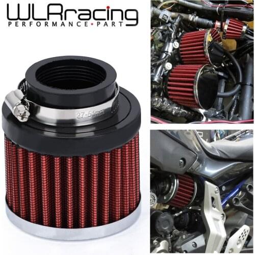 WLR - Universal 1.5" 38mm Interface Motorcycle Car Air Intake Filters Cone Cold Air Filter System Turbo Vent Crankcase WLR-AIT15