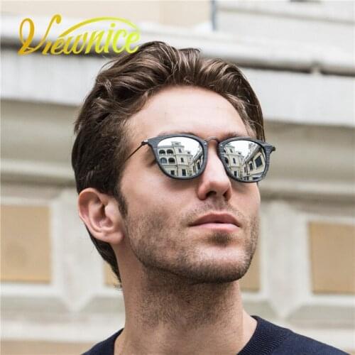 Viewnice Women Sunglasses Wood Polarized Sun Glasses Men Mujer marque Handmade wooden Eyewear Square Driving Customized 2446