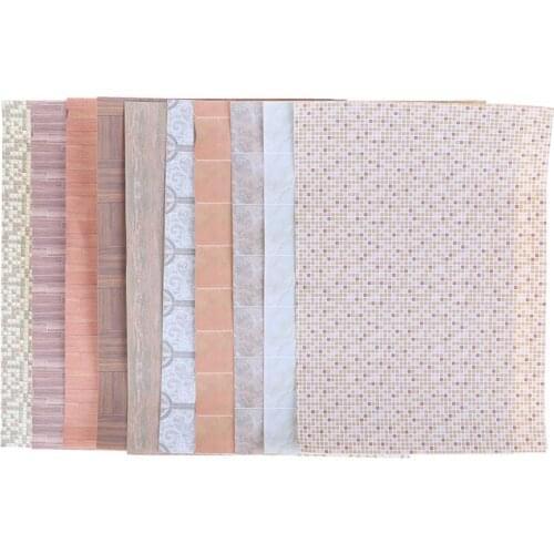 1Pc 29.5*21cm Dollhouse Miniature Floor Wall Paper Good Quality