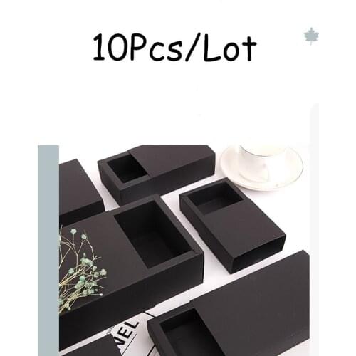 10 Pcs gift box package with clear pvc window candy favors arts&krafts display package box