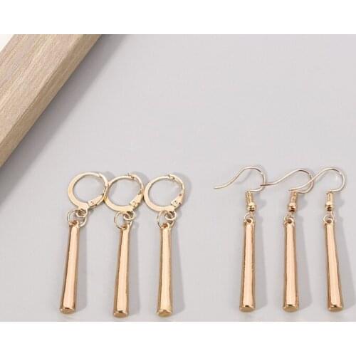 3Pcs Women Long Drop Earrings Ear Pendant Dangle Female Jewelry Gifts Decoration