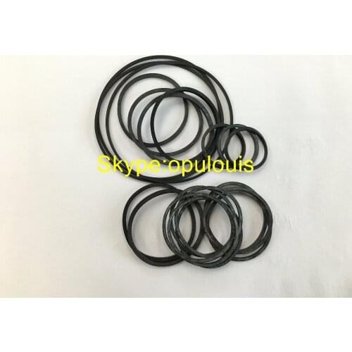 FREE post 3bags 20pcs/bag DVD CD VCD Transmission belt all size folded lenth 2.5-5.5cm thickness 1.2mm rubber belt drive strap