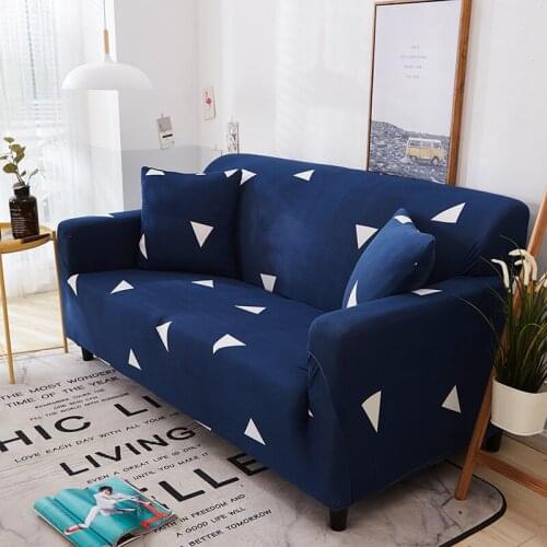 Living room printing corner sofa cover elastic spandex sofa cover elastic sofa cover L-shaped sofa need to buy 2pcs sofa cover