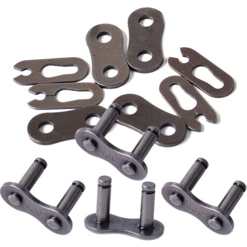 CITALL 4 Sets 420 Chain Master Link Kit Connector Fit for 50cc 70cc 90cc 110cc 125cc Pit bike Dirt bike ATV Motorbike Bicycle