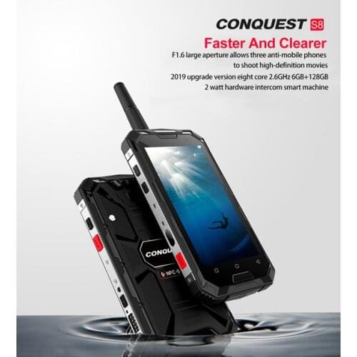 CONQUEST S8 Original mobile phone parts for CONQUEST S8 IP68 rugged smart phone