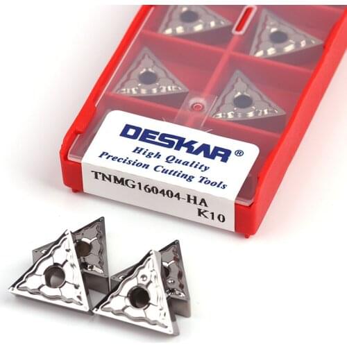 DESKAR TNMG160404 HA K10 TNMG160408 HA K10 High-quality aluminum and copper special blade CNC turning head turning blade tool