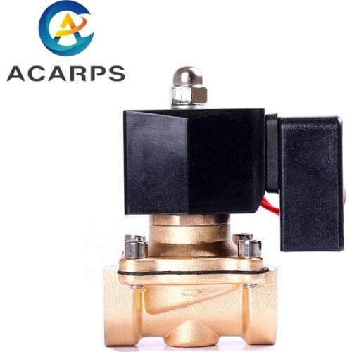 3/4" Energy Saving Normally Closed Brass Solenoid Valve On-Off Valve Water Valve 380V 240V 220V 110V 24V 12V