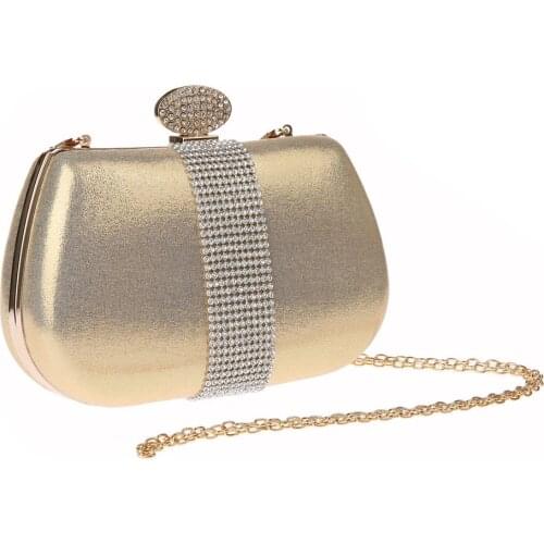 HISUELY Women's Clutches On A Chain