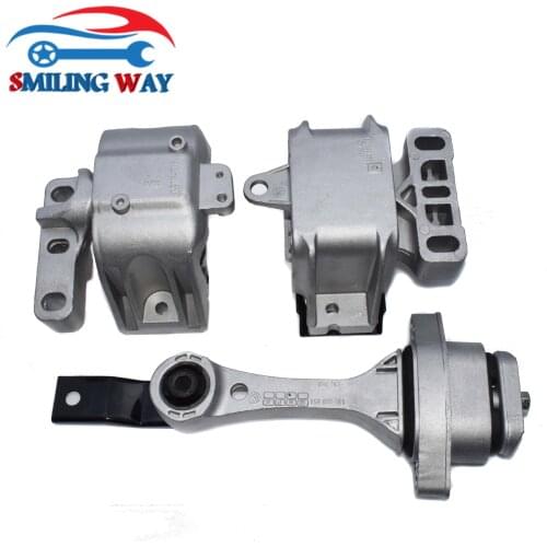 For VW Beetle Golf MK4 Bora Audi A3 Seat Leon Toledo Skoda Octavia Rear & Front Right Left Engine Transmission Motor Mount Set