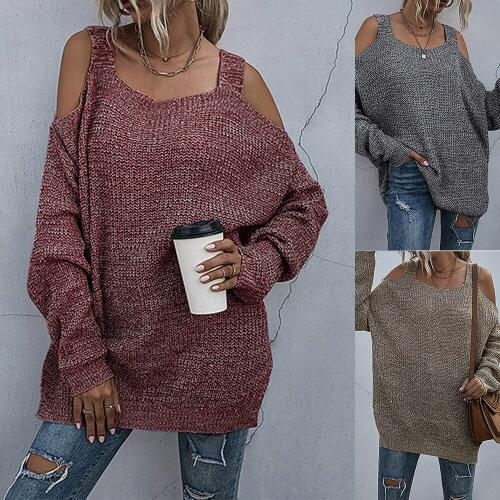 Женские пуловеры с открытыми плечами LAPA China At AliExpress