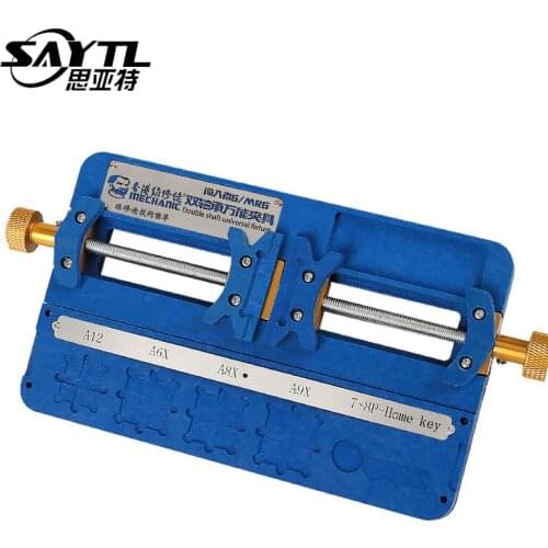 MECHANIC High Temperature Mobile Phone IC Chip Motherboard PCB Holder Precision Double Bearing Integrated Maintenance Fixture