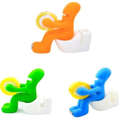 XRHYY Multi-Functional Office Stationery Desk Accessory Holder Storage Tape Dispenser Pen Memo Bracket Paper Clip Distributor