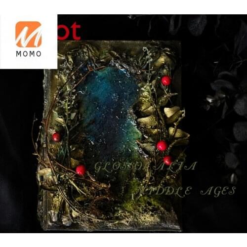 Fashion High-End Witch Shadow Book Forest Goddess Personality Original Design Handmade Notebook Luxury Vintage Ornament Notebook
