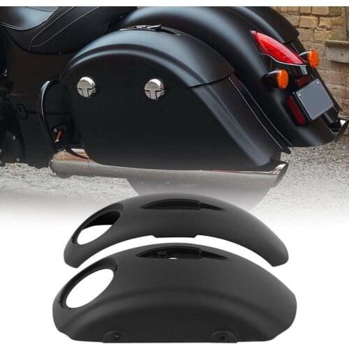 Motorcycle Saddlebags Lid Cover Audio Speaker Cutouts For Indian Chieftain Dark Horse Elite Springfield Roadmaster