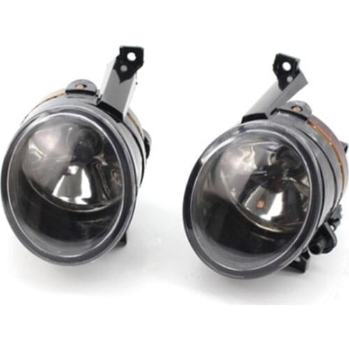 New 55W 9006 Plug Front Bumper Convex Lens Foglights For Golf MK5 Tiguan EOS CC Caddy Polo Touran 1T0941699C 1T0941700C