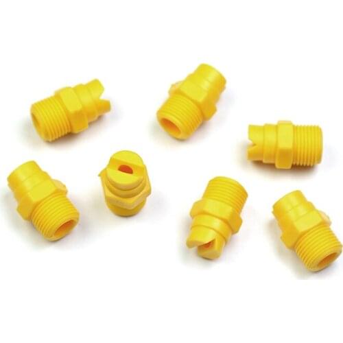 Plastic Vee Jet Flat Fan Spray Nozzle 1/8"1/4" 1/2"3/8" Plastic Fan Nozzle Used For Cleaning and Dust Removal