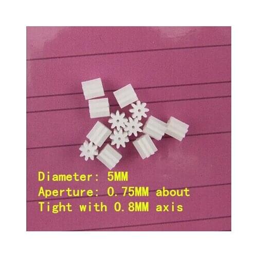 Straight teeth wheel spindle 80.8A 0.5 modulus, 0.8MM DIY gear inside diameter of the hollow cup toy model aircraft accessories