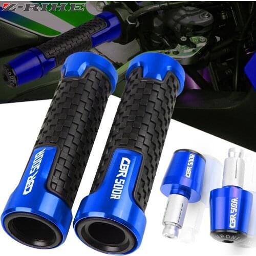 For Honda CBR500R 2013-2018 2014 2015 2016 2017 CBR500 CBR 500 R 500R Motorcycle 22MM Handlebar Grips Handle Bar Cap End Plugs