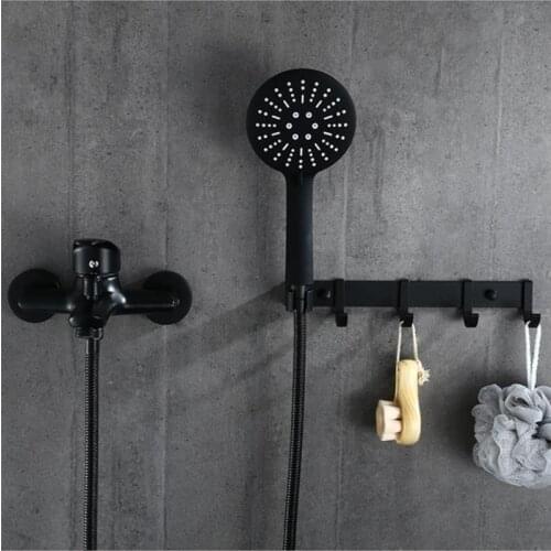 1set Bathroom Tub Faucet Single Handle Cold and Hot Mixer Tap with Hand Shower Wall Mounted Bath Faucet Bathtub Faucet