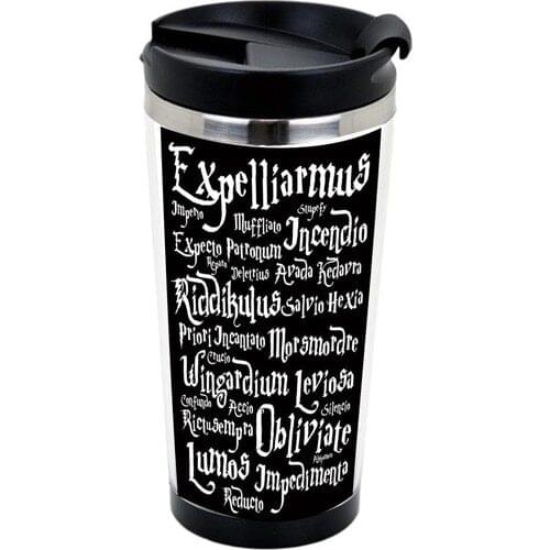 Catharsis Hp Spell Words Printed Thermos Cup