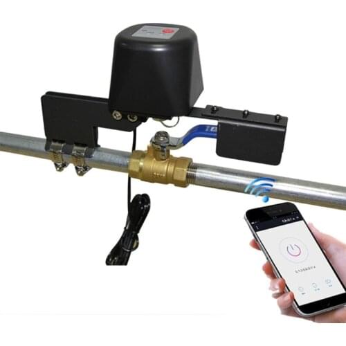 2021 New Wifi Smart Valve Wifi Control Gas Shut Off Valve Smart Water Valve Voice Remote Control Works with Alexa Google-home