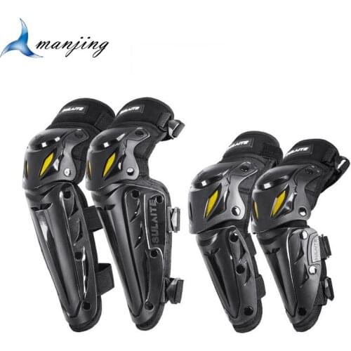 Adults Motorcycle Motocross Riding Fall Protection Knee Elbow Leg Armor Cross Country Off Road Breathable Knight Equipment
