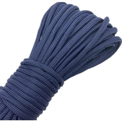 0.5/0.8/1.0/1.5/2.0/4mm 10yards NavBlue Rope Parachute Cord Lanyard Rope Climbing Camping Survival Equipment Paracord Bracelet
