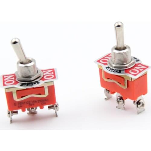 1pcs E-TEN 1122 Toggle switch 3 feet 3-speed rocker switch rocker switch