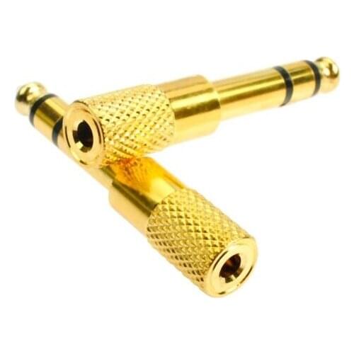 3.5mm and 6.5mm plug Converter 6.5mm Male to 3.5mm Female Jack Plug Stereo Headphone Microphone Audio Adapter Plugs