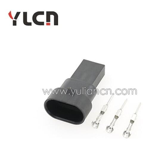 3 Pin Style Male Waterproof Automotive Connectors 12162182