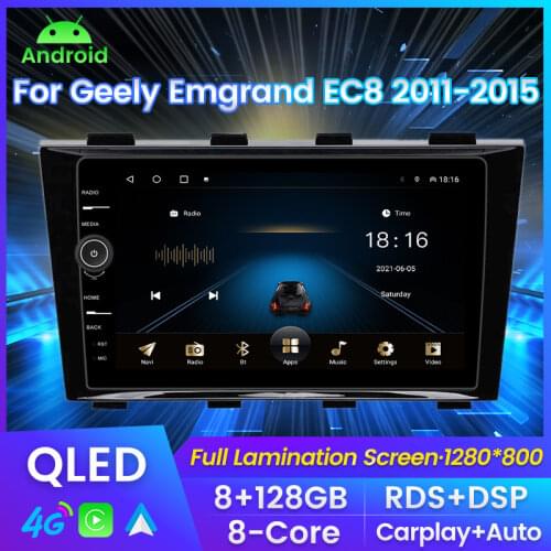DSP Android Car Multimedia DVD Player GPS Navigation For Geely Emgrand EC8 2011 2012 2013 2014 2015 AutoRadio Video NO 2DIN