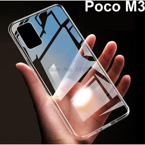 For Xiaomi Poco M3 X3 NFC Case Cover Protective Soft TPU Silicone Back Cover Poko Little POcophone M3 X3 Fandas Capa Phone Case