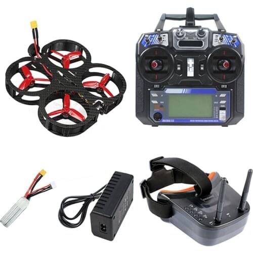 DIY X115 115mm Wheelbase Quadcopter FPV Drone PNP RTF Kit 25A 4in1 ESC F4 OSD Flight Controller FLYSKY/T-lite Radio Controller