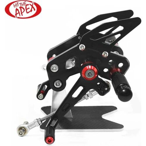 For KAWASAKI Z125 2016 2017 2018 2019 CNC Adjustable Rider Rear Footrest Aluminum Alloy Rear sets for KAWASAKI Z125 2016-2019