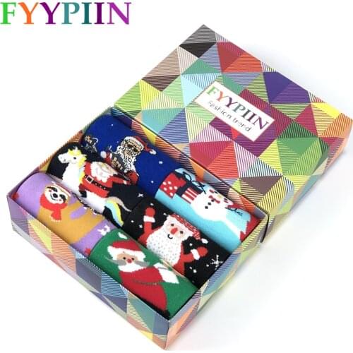 Мужские новогодние носки FYYPIIN China At AliExpress