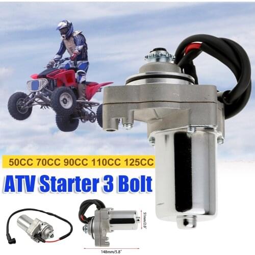 Chinese 50CC 70CC 90CC 110CC 125CC ATV Starter 3 Bolt for TAOTAO JETMOTO ROKETA SUNL