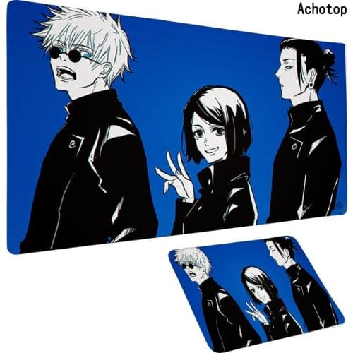 Jujutsu Kaisen 900x400x2MM 3MM XXL Anime Mouse Pad Landscape Mat Big XL Gaming Playmat Large Desk Keyboard Mousepad Mouse Mats