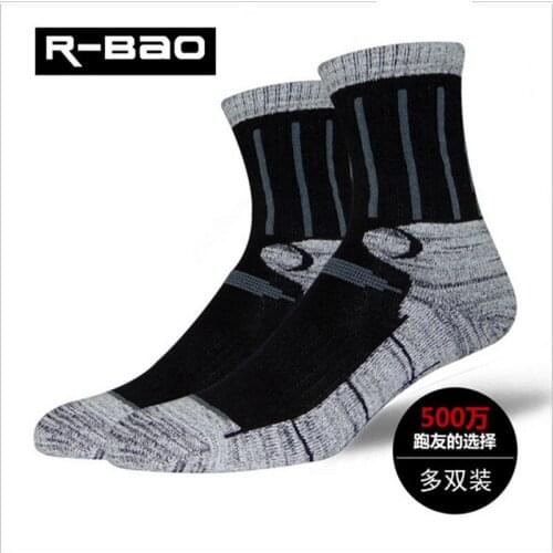 Skiing Socks (3 Pairs/lot) R-BAO/RB036 Women Men Sports Socks 85% Cotton Warm Outdoor Hiking Socks