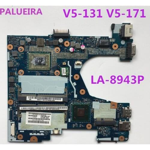 PALUBEIRA NBM8911003 Motherboard for Acer aspire V5-131 V5-171 Travelmate B113-E B113-M WTIH CPU Q1VZC LA-8943P Tested Work perf