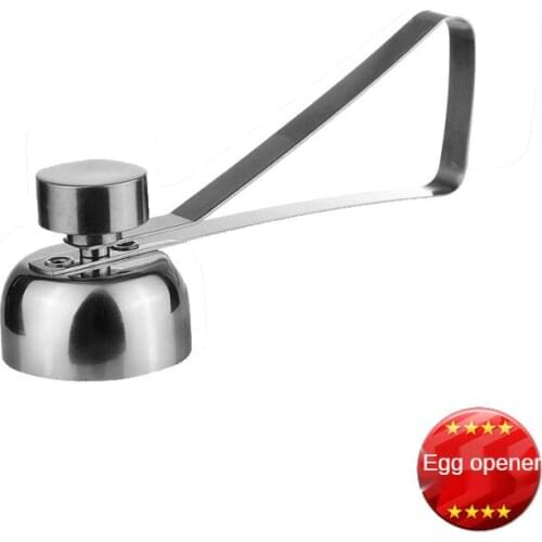 New Practical Metal Egg Scissors Egg Topper Cutter Shell Opener Stainless Steel Boiled Raw Egg Open Creative Kitchen Tools Set