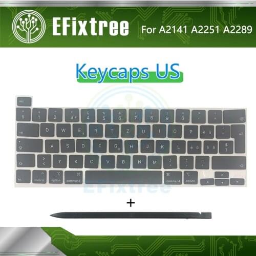 New Laptop A2141 A2289 A2251 US Keycaps For Macbook Pro Retina 13" 16" Keys Key Cap Set Replacement English