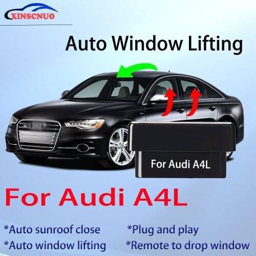 OBD Auto Car Window Closer For Audi A4L 2009-2016 Vehicle Glass Door Sunroof Opening Closing Module System