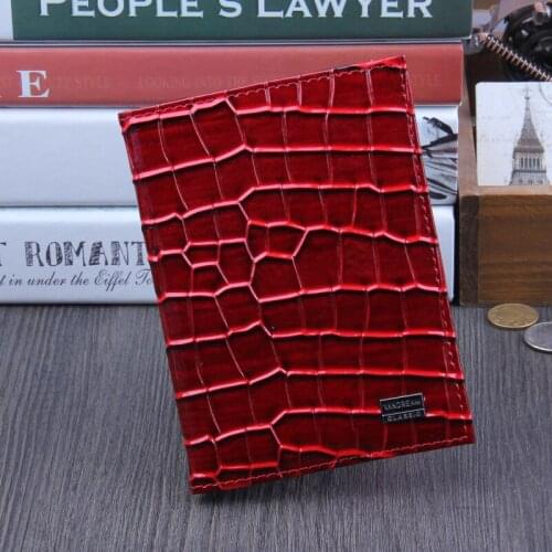 PU Leather Travel Passport Holders Fashion Stone Grain Passport Holder Travel Document Cover Case 5 Colors Passport Holders